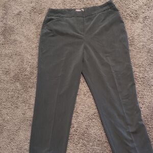 Chico's Classic Gray Straight Leg Pants